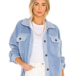 OVERSIZED FREE PEOPLE  x We The Free Ruby Jacket | Blue, Size M